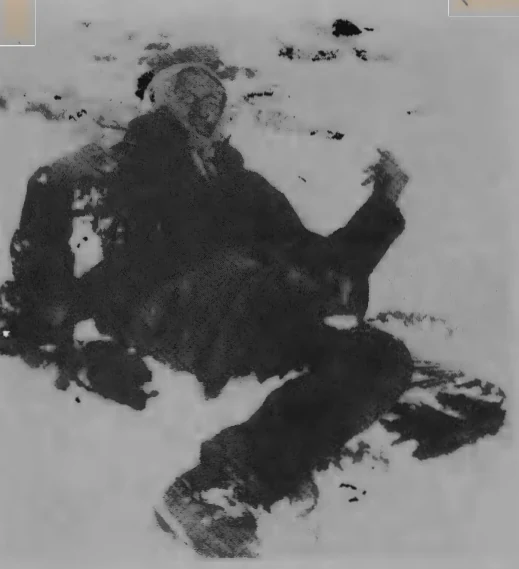 Big Foot after the Wounded Knee massacre, 1890