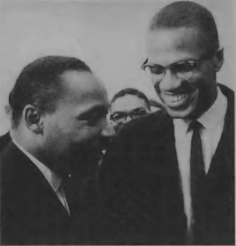 Martin Luther King Jr. and Malcolm X